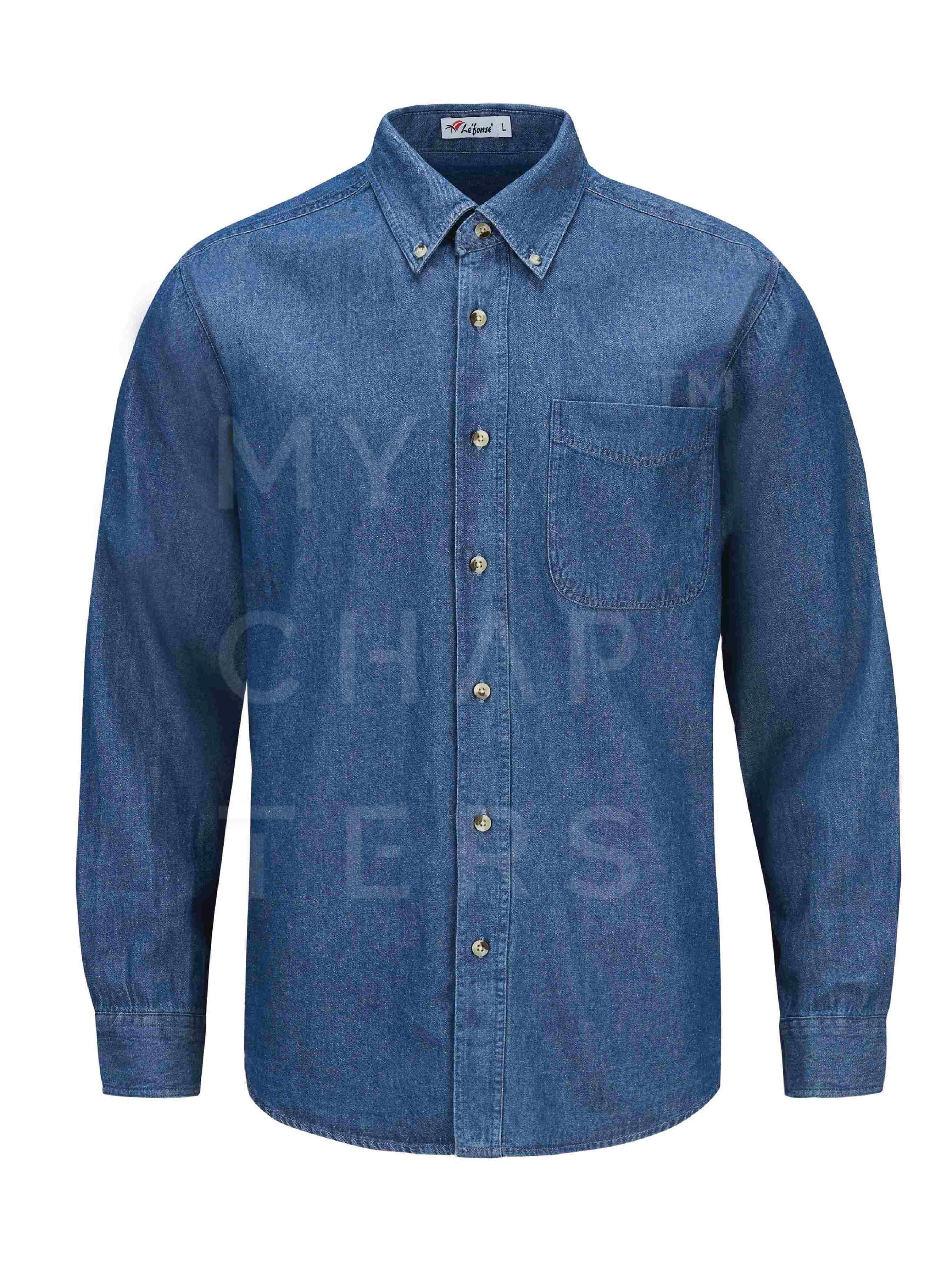 D01 LONG-SLEEVED DENIM SHIRT