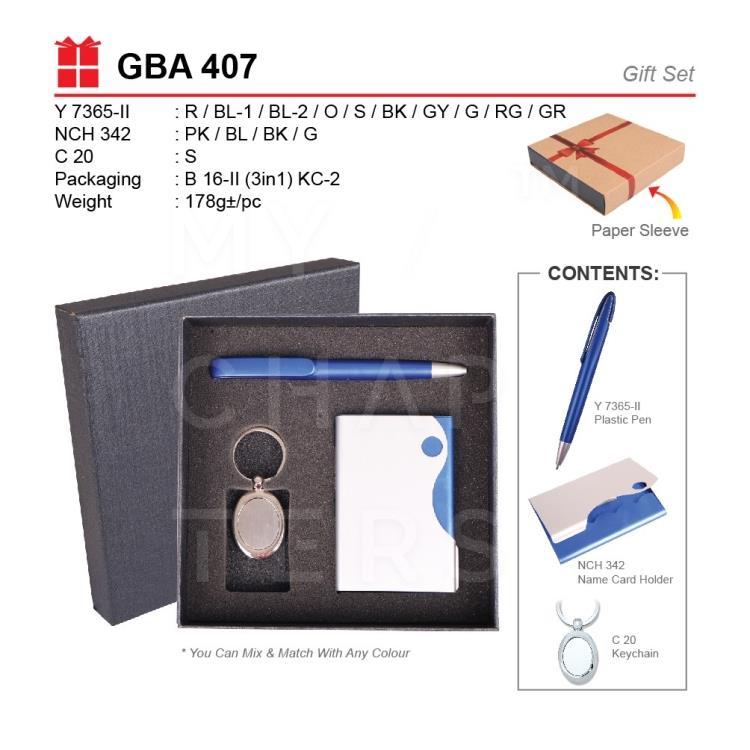 GBA 407 Gift Set